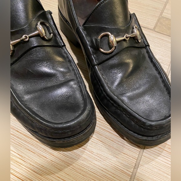 Gucci Leather Horsebit Loafers - Picture 2 of 10